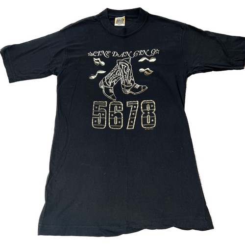 Vintage line dancing shirt - vintage, t-shirt