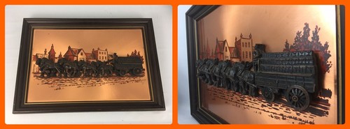 Vintage horse drawn stagecoach - vintage, horse-drawn
