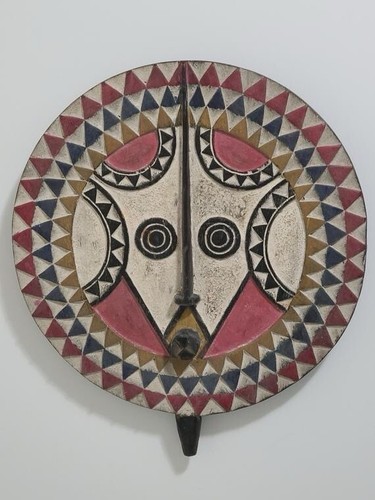 African wood shield decoration
