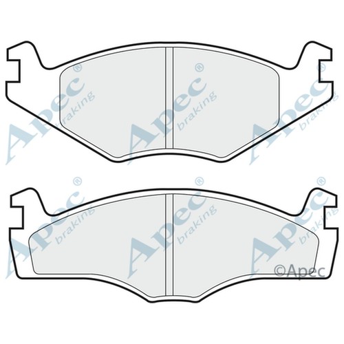 Brake pads set for - for, corrado