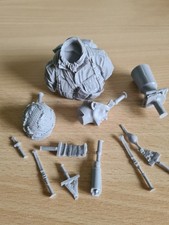 1/10 scale resin bust of a WW2