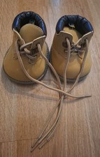 Build-A-Bear Tan Lace Up Hiking Boots - Used
