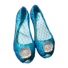 Teal Ariel Mermaid Jelly Shoes