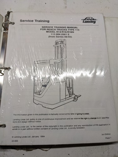 Linde fork lift - fork, truck