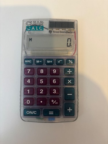 Texas instruments clear calc - texas,