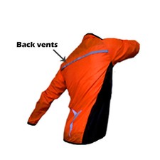 CYCLING JACKET MENS HI VIZ HIGHLY VISIBLE WINDPROOF WATERPROOF BREATHABLE MENS !