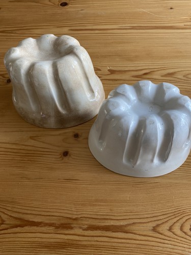 Vintage ceramic jelly moulds - 2,