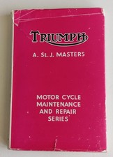 St. J. Masters Triumph Manual Handbook Pre war & Pre Unit models