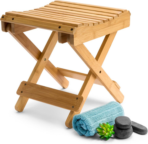Bamboo wooden folding step - wooden,