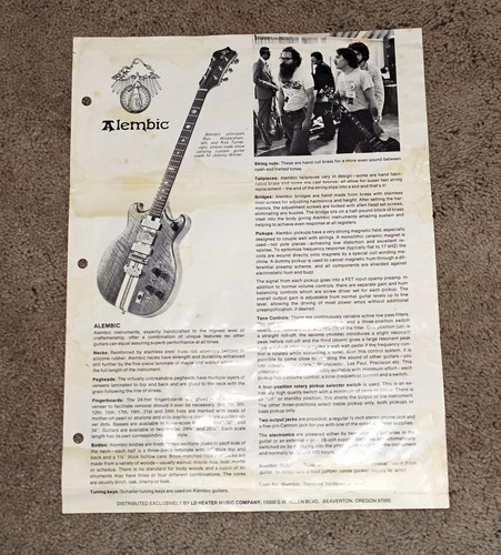 Alembic guitars and basses - alembic,