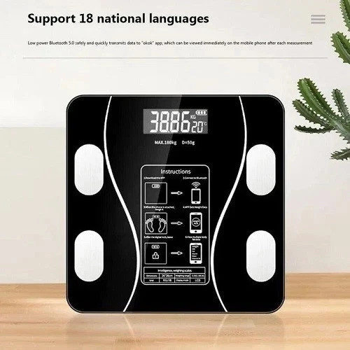 Digital 180kg bathroom - digital, scales