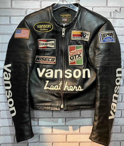 Vanson one star unique - star, leather