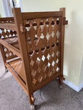 Vintage carved Teak Tea