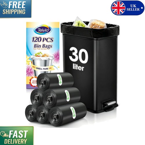 30l strong trash bags 120 - trash,