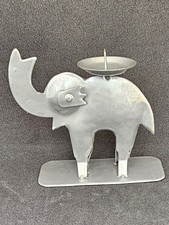 Vintage folk art silver metal - art,
