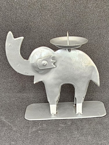 Vintage folk art silver metal - vintage,