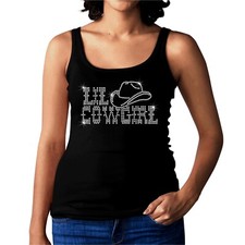 LIL Cowgirl Ladies Rhinestone Vest - Country LIne dancing Farmgirl