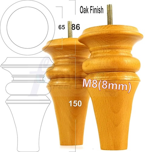 Wood turned replacement - wood,