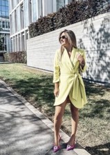 ZARA WRAP BLAZER DRESS