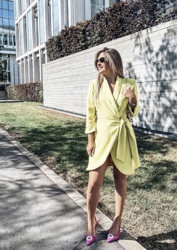Zara wrap blazer dress - zara,