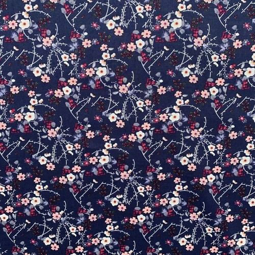 100 cotton woven - cotton, floral