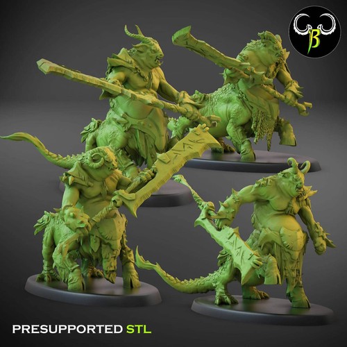 Beastmen dragon ogres set - dragon, b