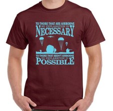 Parachute Regiment T-Shirt To Those That Are Airborne Mens Funny 1 2 3 4 Para