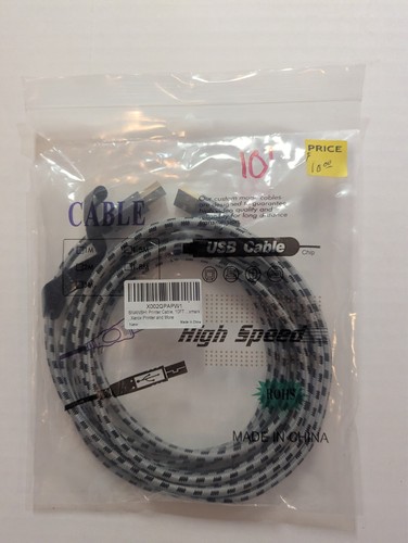 Snanshi printer cable 10ft - cable, 10ft-15'