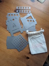 Bushcraft Essentials Bushbox Outdoor Pocket Stove with Carry Bag, never used