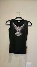 Harley Davidson Y2K Vintage Ladies Tank Top Vest Top Size S 8