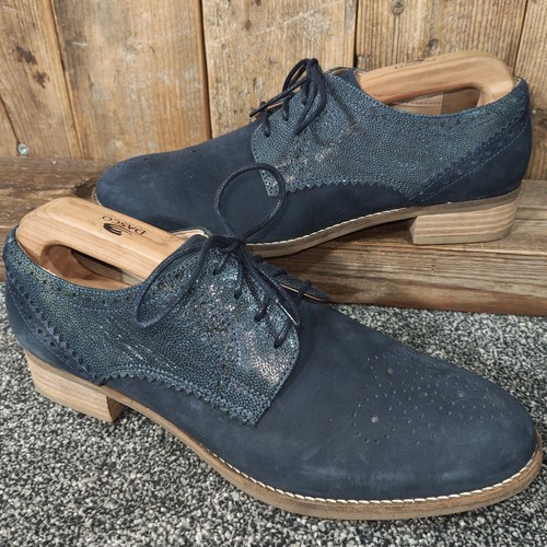 Clarks cushion blue - clarks, suede