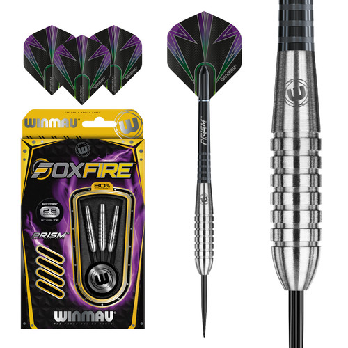 Winmau foxfire 28g steel tip - foxfire,