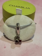 Chamilia Cherries Sterling Silver Dangle Bead Charm (JA-34) RETIRED