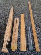Vintage Ruler Bundle x 5
