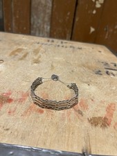 Vintage 1976 Sterling Silver Gate Link Bracelet Fully Hallmarked