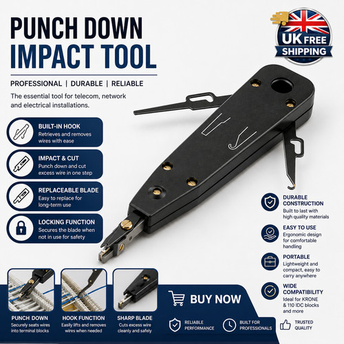 Idc insertion punch push down - insertion,