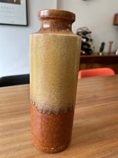 Vintage Mid Century Modern Scheurich West German Fat Lava Vase 203-26 26cm High