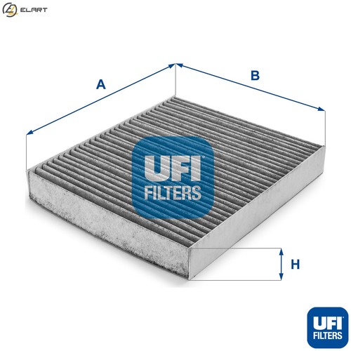 Filter cabin air 136 - filter, 54.136.00