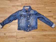 Lovely NEXT Girls Denim Jacket Age 7-8 Y VGC