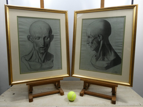 Antique french pair - french,