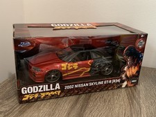 Godzilla 2002 Nissan Skyline GT-R (R34) Jada Brand New & Sealed