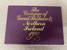 Royal Mint 1980 Proof Set the Coinage of Great Britain and Northern Ireland