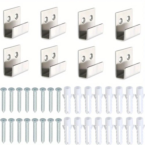 8pcs mirror brackets shaped - 8pcs,