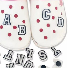 Alphabet Croc Charm for Shoes