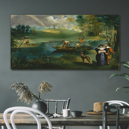 Painting forest trees - painting,