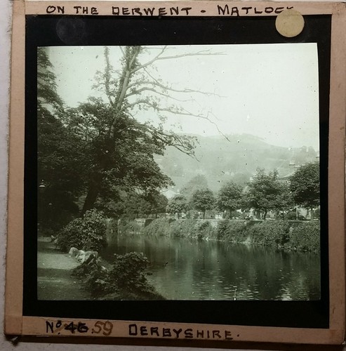 Antique magic lantern slides - magic,