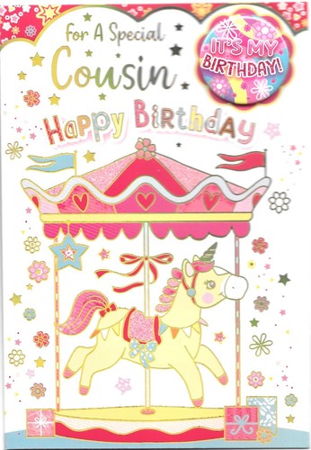 Birthday card for special - a,