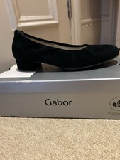 Gabor demi black suede - gabor, shoes