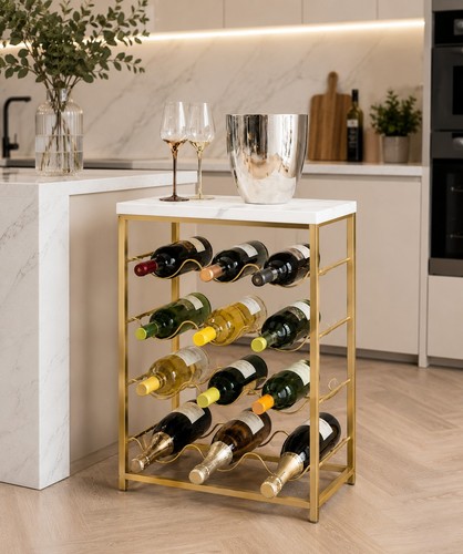 Wine rack free - standing, 12