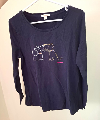 Barbour womens navy dog - womens,